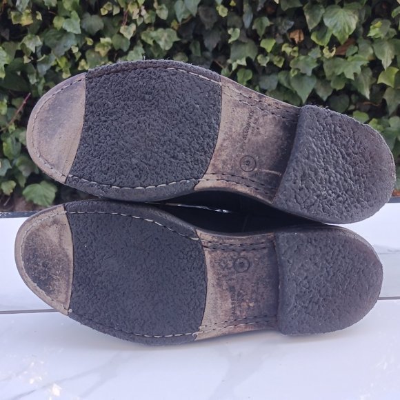 All SAINTS Dual Zipper Suede Combat Boots Men's Size 45 Black MSRP $285 - Picture 10 of 11